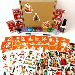 Подарочный набор "Рождественское чудо: Волшебный подарок" Fresh Tattoo gift-box-christmass-5kids