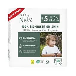 Одноразовые детские подгузники размер 5 11-25 кг., 40 шт ECO BY NATY