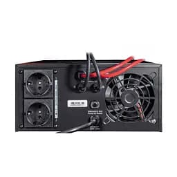 Інвертор Kraft KRF-AVR600VA/500W-12V з правильною синусоїдою під зовнішній акумулятор (42-00094) - мініатюра 4