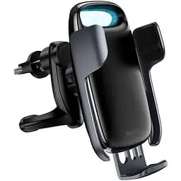 Автомобільний тримач холдер із БЗУ Baseus Wireless Charger Xiaomilky Way Bracket Holder WXHW02-01 Black - мініатюра 6