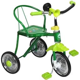 Детский трехколесный велосипед LH-701-2G Bambi с регулировкой сидения и руля резиновые колеса клаксон