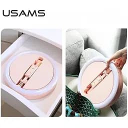 Тримач з кільцевим освітленням Usams US-ZB120 Stretchable foldable holder fill light 168 см білий - мініатюра 6