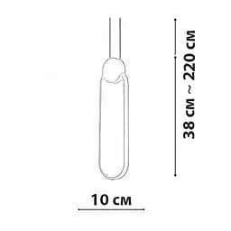 Підвісний світильник Friendlylight Curly PD A FL3067 - мініатюра 4