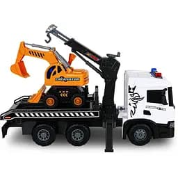 Ігровий набір TechnoDrive Super Big Truck Автокран Scania з екскаватором (5004KS) - мініатюра 3