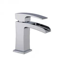 Смеситель для умывальника водопад гайка Ø25 Gappo Jacob 1/8 G1007-20 Хром