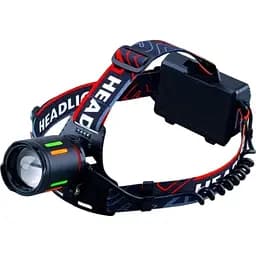 Фонарь налобный Police PL-176 LED аккумуляторный