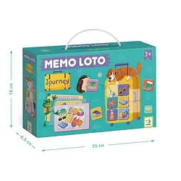 Настільна гра-лото "Збираємось у подорож" DoDo Toys 301227, 32 фішки - мініатюра 4