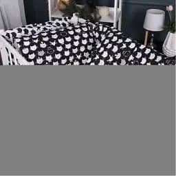 Підковдра MirSon Бязь Kids Time 17-0673 Monochrome Meows 110х140 см Чорно-біла (2200010185645) - мініатюра 5