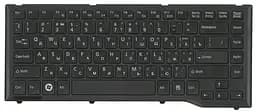 Клавіатура для ноутбука Fujitsu LifeBook (LH532, LH522) Black, (Black Frame)
