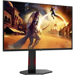 Монітор TFT 27" AOC Q27G4ZDR, QD-OLED, 240Гц, 0,03мс, 2хHDMI, DP, USB-hub, HAS, Pivot, чорно-червоний (Q27G4ZDR) - мініатюра 8