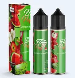 Набор компонентов для самозамеса солевой заправки Fluffy Puff 60 мл Арбуз Яблоко 0-50 мг (17659)