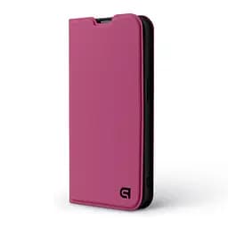 Чехол-книжка для Motorola Edge 60 Pro 5G, OneFold Case, бордовый, из экокожи (PU) и TPU, с магнитом, с подставкой и отделением для карт, трансформируется в подставку, противоударный, защита всего корпуса, ArmorStandart (ARM85910) - мініатюра 2