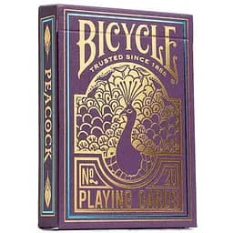 Карти гральні United States Playing Card Company Bicycle Peacock (purple) (ВР_КГБПП)