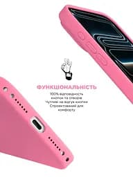 Силиконовый чехол с MagSafe для Apple iPhone 17 Pro, ICON2 MagCase, розовый, противоударный, панель с мягкой подкладкой, защита всего корпуса, поддержка беспроводной зарядки, совместим с защитными стеклами и пленками, ArmorStandart (ARM86675) - мініатюра 4