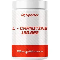 Жироспалювач Sporter L-Carnitine 150000 200 капсул