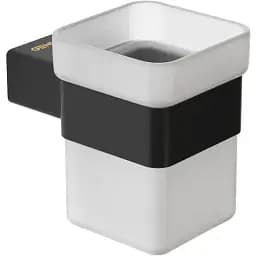 Стакан для зубних щіток Genwec Pompei GW05 56 04 03 чорний матовий