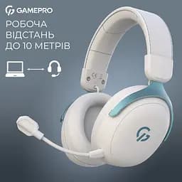 Гарнітура GamePro Asgard Freya Pro White-Blue (HSW201WB) - мініатюра 9