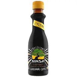 Соус соевый Bonsai Терияки, с чесноком и имбирем, 220 мл (786280)