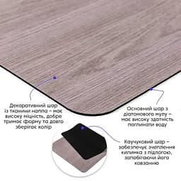 Вологопоглинаючий килимок 50x80CMx3MM (D) SW-00002545 - мініатюра 3