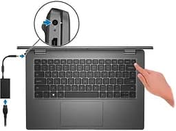 Ноутбук Dell Latitude 3540 15.6' FHD IPS AG, Intel i7-1355U, 16GB, F512GB, UMA, Lin, чорний (N022L354015UA_UBU) - мініатюра 7