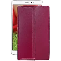 Чехол StatusCASE из экокожи для планшета LG G Pad 8.3 v500 Бордовый