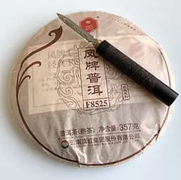Шу Пуэр Фабрика Фэн Цин F 8525 Блин 2020 год 357 г