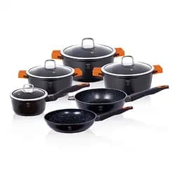 Набір посуду Berlinger Haus Granit Diamond Line, 10 шт (BH 1111N)