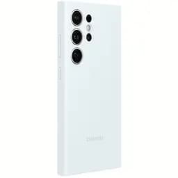 Оригінальний силіконовий чохол Samsung Silicone Case для Samsung Galaxy S24 Ultra (S928) White EF-PS928TWEGWW  - мініатюра 4