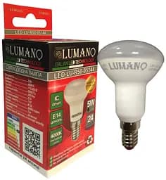 Лампа LED R50 5W E14 4000K 450Lm LU-R50-05144 TM LUMANO