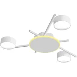 Світильник Videx під лампу 3xGX53 накладний з підсвіткою білий (VL-SPF20B-WB)