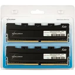 Модуль пам'яті для комп'ютера DDR4 16GB (2x8GB) 3200 MHz Kudos Black eXceleram (EKBLACK4163216AD) - мініатюра 4