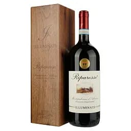 Вино Illuminati Dino Riparosso красное, сухое, 1,5 л в подарочной упаковке