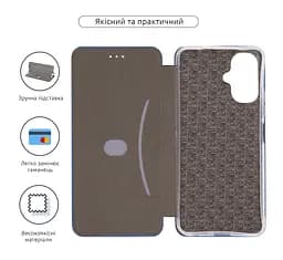 Чехол-книжка для Infinix Smart 10 4G, G-Case, синий, кожаный чехол-книжка из экокожи (PU) и TPU, с магнитом, с подставкой и вместительным кардхолдером, противоударный, защита всего корпуса, ArmorStandart (ARM87815) - мініатюра 3