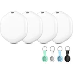 Трекер Air Tag з водонепроникним чохлом 4 шт