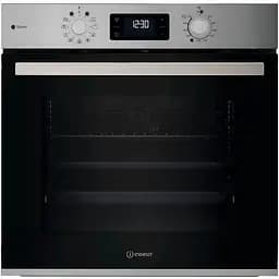 Indesit Духовий шафа Indesit електричний, 71л, A+, дисплей, конвекція, телескопічні напрямні, нерж