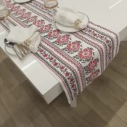 Скатертина Domiku український орнамент доріжка квітка 40х160 см (4829900028718)