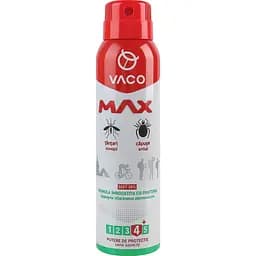 Спрей від комарів кліщів та мошок Vaco Max Deet 30% з пантенолом 100 мл