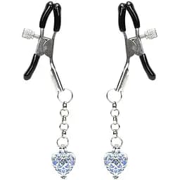 Зажимы для сосков Liebe Seele Glow-in-dark Nipple Clamps синий