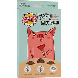 Патчі для носа від чорних крапок Enough 3 Step Blackhead Clear Solution 6.2 г