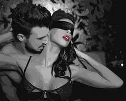 Набір для розпису по номерах Вихор пристрасті, 40x50 см, КНО8407