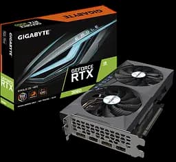 Видеокарта GeForce RTX 3060 12GB Gigabyte Eagle OC (GV-N3060EAGLE OC-12GD) Б/У