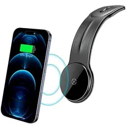 Автотримач з БЗП Acefast D21 Magnetic Wireless Charging 15W Black - мініатюра 3
