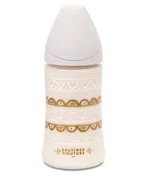 Бутылочка для кормления Suavinex Couture, 270 мл, серый (304159)