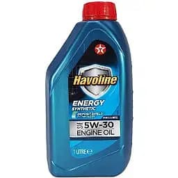 Олива моторна Texaco Havoline Energy 5W-30 Acea A5/B5/A1/B1/API SL/CF 1 л (162357)