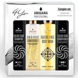 Набор 4YOU "Стабилизатор цвета" для окрашенных волос ANAGANA 4х250 мл