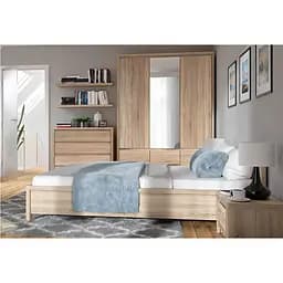 Комплект модульний в спальню ВМК Каспіан N77829 Дуб сонома (GRB-1709)