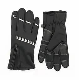 Велоперчатки с длинными пальцами West Biking YP0211201 touch M черные (G0001083)