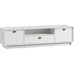 Тумба під телевізор Flamecame з дверцятами та висувною шухлядою з ДСП MK-04