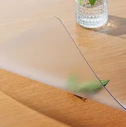 Силіконова скатертину М'яке скло Soft Glass Покриття для меблів 2.4х1.0м (товщина 1.0 мм) Матова - мініатюра 7