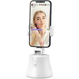 Штатив следящий Baseus 360°AI Following Shot Tripod Head (SUYT-B02) автоматический поворотный белый